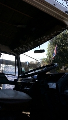 รถบรรทุก 10 ล้อ ยี่ห้อ HINO 168 แรงม้า  ติดแก๊ส NGV 8 ถัง ลักษณะถังยืน