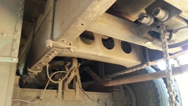 รถบรรทุก 10 ล้อ ยี่ห้อ HINO 168 แรงม้า  ติดแก๊ส NGV 8 ถัง ลักษณะถังยืน