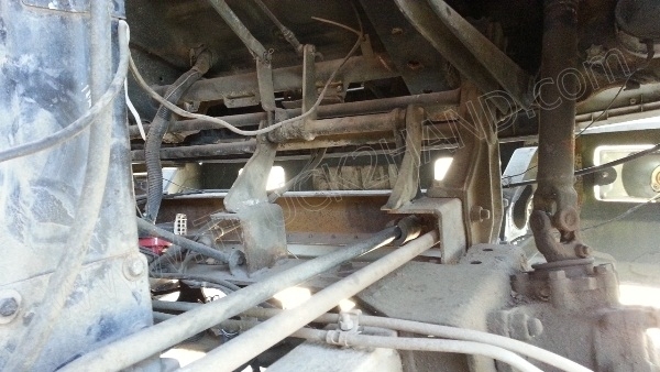 รถบรรทุก 10 ล้อ ยี่ห้อ HINO 168 แรงม้า  ติดแก๊ส NGV 8 ถัง ลักษณะถังยืน