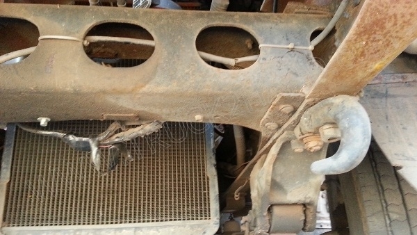 รถบรรทุก 10 ล้อ ยี่ห้อ HINO 168 แรงม้า  ติดแก๊ส NGV 8 ถัง ลักษณะถังยืน