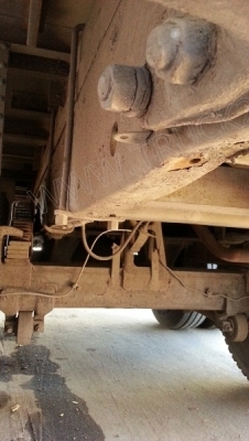 รถบรรทุก 10 ล้อ ยี่ห้อ HINO 168 แรงม้า  ติดแก๊ส NGV 8 ถัง ลักษณะถังยืน