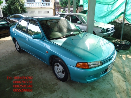 ขาย Mitsubishi lancer ท้ายเบ้นซ์ สีเขียว ติดแก็ส lpg ราคา 108,000 บาท +++++++++