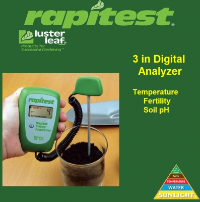 เครื่องวัดดิน 3in1 ระบบดิจิตอล วัด NPK