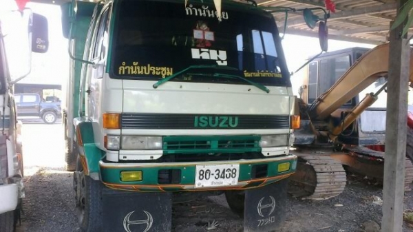 10ล้อดั้ม แม่ลูก ISUZU จัมโบ หัวร็อค เครื่อง240แม่เหล็กลูกเนียม7เมตร