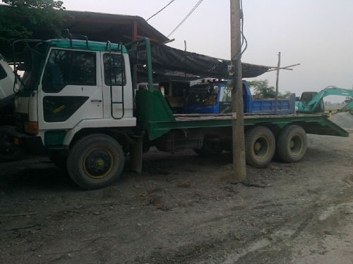 Mitsubishi FN527 เทเลอร์ลากแม็กโคร เครื่อง HO7D สองเพลาถอดเหลือเพลาเดียว