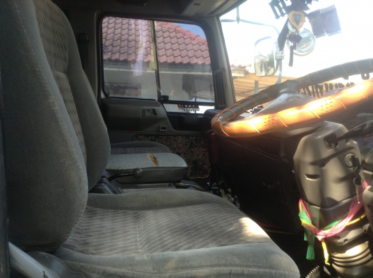 ขายสิบล้อดั้มแม่ลูกHINO FM2Kติดก๊าซNGV6ถังเครื่องเดิมK13Dเกียร์เดิมพร้อมใช้