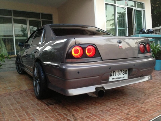 รถสวยๆCEFIRO แปลงหน้า+หลังR33เครื่องRB25 ช่วงล่างSkyline แก๊สหัวฉีด+น้ำมันโช๊คTEIN ท้ายเต็ด