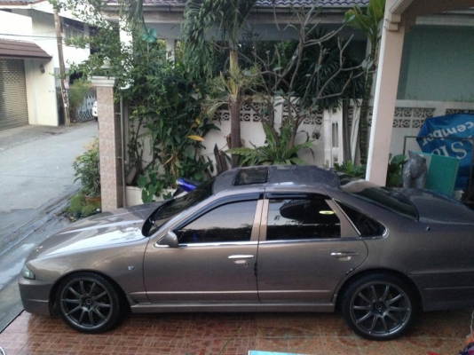 รถสวยๆCEFIRO แปลงหน้า+หลังR33เครื่องRB25 ช่วงล่างSkyline แก๊สหัวฉีด+น้ำมันโช๊คTEIN ท้ายเต็ด