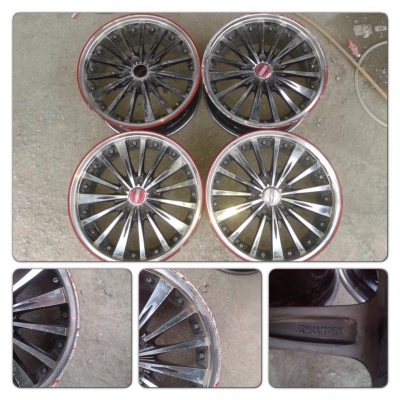 ขายแม็กมือ2 Laser sword สีดำหน้าเงา ขอบ17 5 รู114 ราคา 5,300 บาทถูก