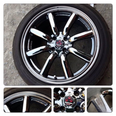 ขายแม็กมือ2ขอบ17 Watanabe แบล็กโคม 4รู100 ราคา 8,500 บาท ใหม่มากกก