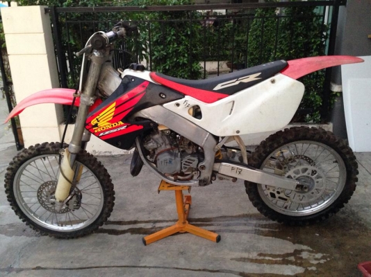 cr125 ปี98-99 เก่าญี่ปุ่น ประกอบใหม่ 45000.- ปิดการขาย