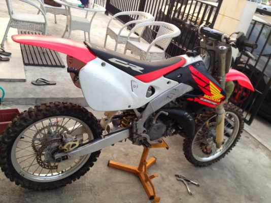 cr125 ปี98-99 เก่าญี่ปุ่น ประกอบใหม่ 45000.- ปิดการขาย