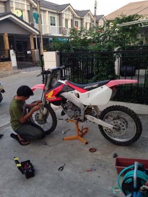 cr125 ปี98-99 เก่าญี่ปุ่น ประกอบใหม่ 45000.- ปิดการขาย