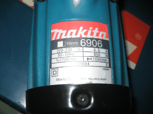 ขายบล๊อคไฟฟ้า 6 หุน 19mm. Makita 6906 แท้100\%