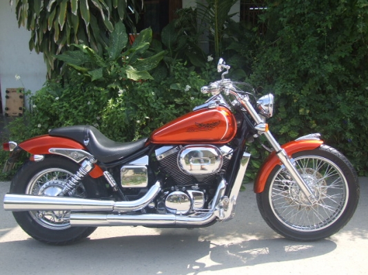 ขาย shadow SLASHER 400 y.2002 เก็บงานใหม่ สีใหม่ส้มเม็ทลิค