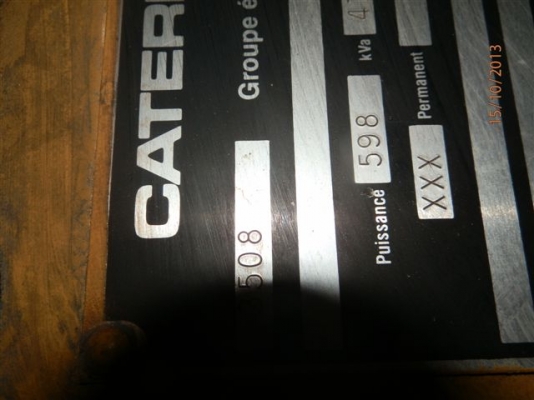 ขายเครื่องปั่นไฟ CAT 3508 SI-GAT 598 KVA