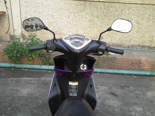 MIO 125 GT ปี 55 สีม่วง ขาว รถสภาพสวยกริ๊บ เครื่องเยี่ยม ชุดสีไม่มีแตก เอกสารครบ