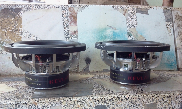 ลำโพงซับ 10" โคลงหล่อวอยซ์คู่ชุบโครเมียมคู่ละ2900