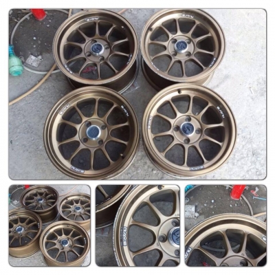 ขายแม็กมือ2 Ray RF1(Kspeed) ขอบ15 4รู100กว้าง8 ออฟ 25ราคา 8,300 B ถูก