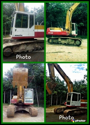 ขายด่วน KOMATSU รุ่น PC 200-5 ขายรถพร้อมงานเดือนละ 160,000