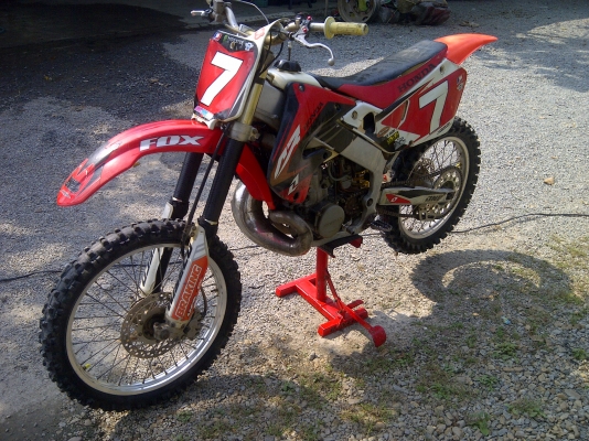 cr250 ปี 97-98  ท่อ pro circuit หรีด v-force 3 55000.-