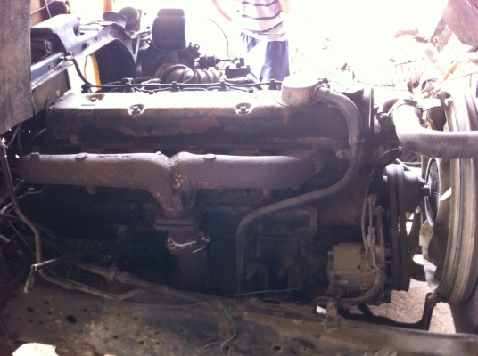 6ล้อFUSO FK417M  185 แรง ติดเครน3ตัน เครื่อง6D16  รถสวย....