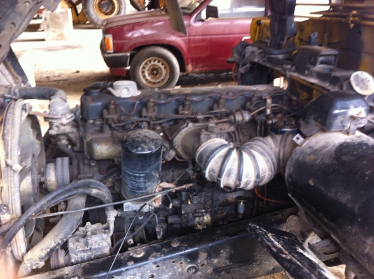 6ล้อFUSO FK417M  185 แรง ติดเครน3ตัน เครื่อง6D16  รถสวย....