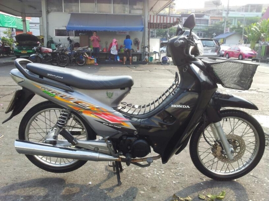 ขาย WAVE 100 D มือแรกปี47 เครื่องเดิม คาร์บูเดิม สีสวย ภาษี56