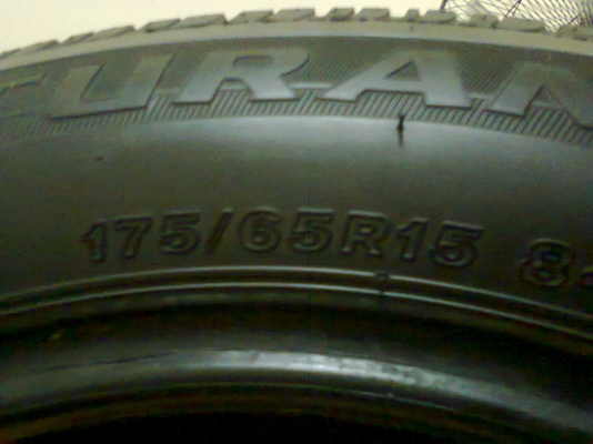 175-65-15 ปี2710 สวยไม่ปะไม่บวม1คู่1000