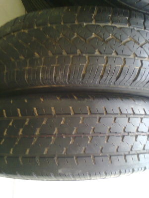 ขายยางบรรทุก 205R14 LED677 พร้อมกะทะ6/139ราคาเหมาๆคู่ละ3000