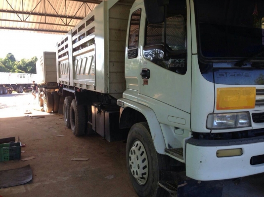10ล้อดั้มแม่ลูก ISUZU DECA 270 ปี49ดั้มสามมิตร แม่ลูก