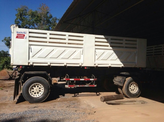 10ล้อดั้มแม่ลูก ISUZU DECA 270 ปี49ดั้มสามมิตร แม่ลูก