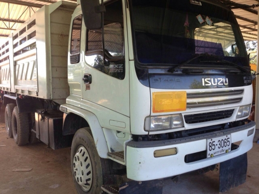 10ล้อดั้มแม่ลูก ISUZU DECA 270 ปี49ดั้มสามมิตร แม่ลูก