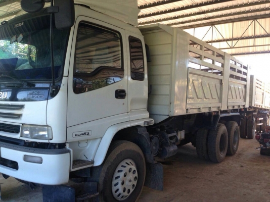 10ล้อดั้มแม่ลูก ISUZU DECA 270 ปี49ดั้มสามมิตร แม่ลูก