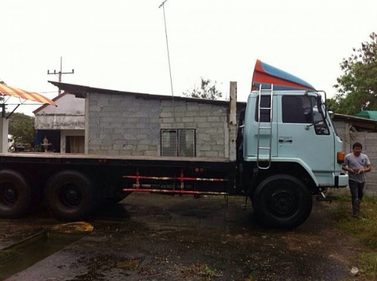 เทเลอร์ บรรทุกแบคโฮ ISUZU ROCK 195-2เพลาบรรทุกแบคโฮ200