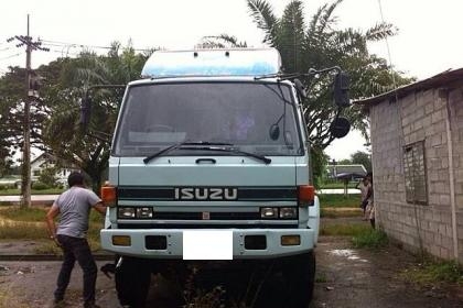 เทเลอร์ บรรทุกแบคโฮ ISUZU ROCK 195-2เพลาบรรทุกแบคโฮ200