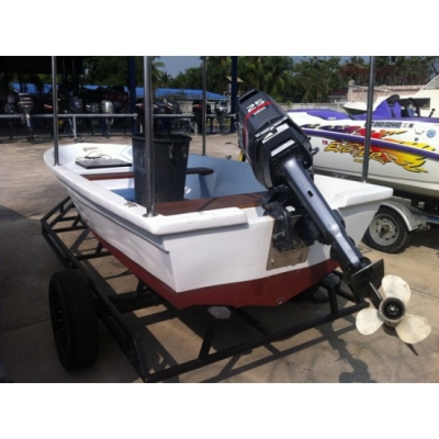 ขายเรือตกปลาไฟเบอร์กลาส 13ฟุต+เครื่อง Yamaha CV25 +เทลเลอร์ ขายเรือตกปลาไฟเบอร์กลาส 13ฟุต+เครื่อง Yamaha CV25 +เทลเลอร์