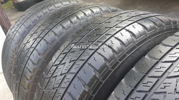 ล้อ15" Yachiyoda 4x4 6รู139 กว้าง7.5 ออฟ15 + ยาง Bridgestone 255/70/15 ปี09