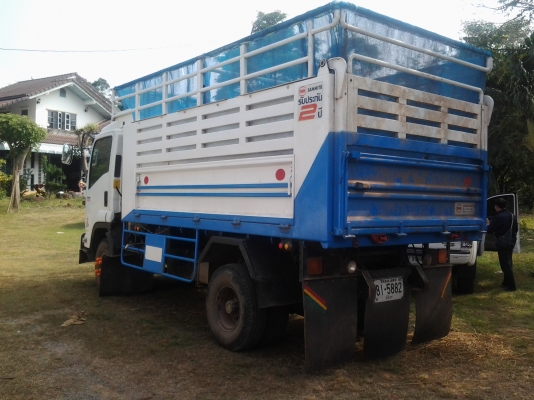 ISUZU 210 Hp ปลายปี 54 ดัมพ์สามมิตร ไมล์ 80000 กว่าโล (ทีมงานรถคุณภาพ)