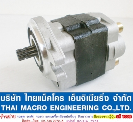 ปั๊มไฮดรอลิก รถเครน 2-3 ตัน #32L เสื้อหนา 54mm แกน 10 ร่อง