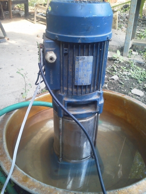 (มี VDOทดสอบ)ปั้มน้ำลึกคุณภาพสูงขนาด 2 นิ้ว 2 แรง ยี่ห้อ ELECTRA อิตาลีแท้ใบพัดหลายช่วงใช้ไฟได้ตั้งแต่ 220-420 V.