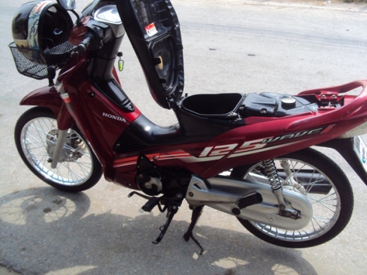 wave125i 2010ท่อดำ  ไฟเลี้ยวบังลม สตาร์เท้า