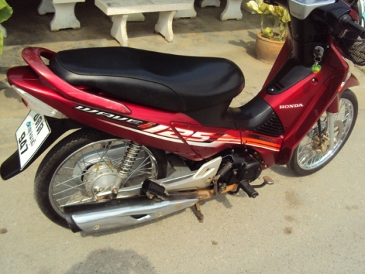 wave125i 2010ท่อดำ  ไฟเลี้ยวบังลม สตาร์เท้า
