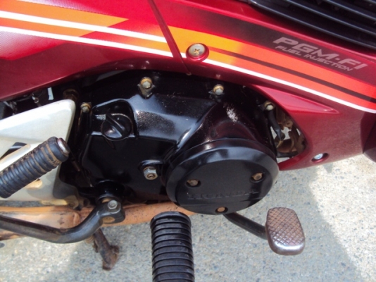 wave125i 2010ท่อดำ  ไฟเลี้ยวบังลม สตาร์เท้า