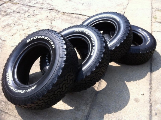 ขายยาง BF Goodrich Allterrain ขนาด 265 75 r16  ปี10
