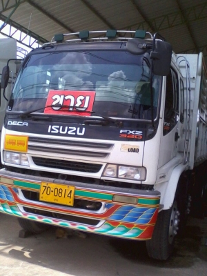12ล้อ ไม่ดั้มISUZU DECA 320 ปี50 รถห้างสวยเสริมคานหน้า