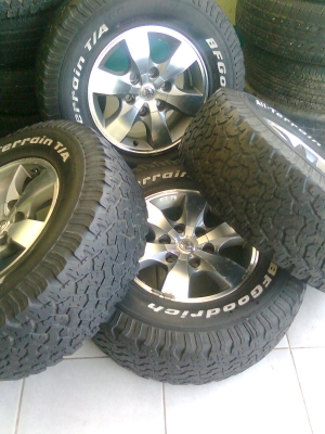 ขายล้อ+ยางBF All 265-70-16 ดอก5-6มิล