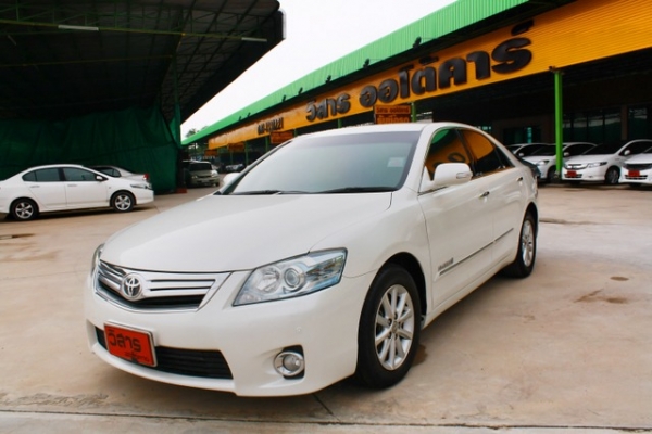 TOYOTA NEW CAMRY 2.4 HY-BRID ปี2010 สีขาว
