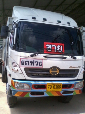 ฝากขายด่วน รถบรรทุก10ล้อเพลาเดียวไม่ดั้มHiNO mega 260 แรง ปี50 คอกสูง 6.20m