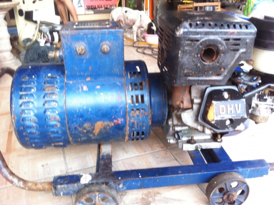 เครื่องปั่นไฟเชื่ิอมได้ ไดร์ 3 kw ของประเทศอังกฤษ เครื่องไทเกอร์ 11 hp พร้อมใช้งาน